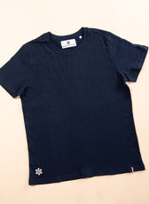 Le Parfait T-Shirt Femme en Coton Bio - Marine