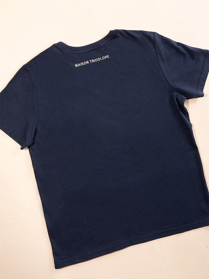 Le Parfait T-Shirt Femme en Coton Bio - Marine