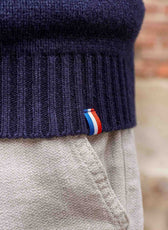 Pull Camionneur en Laine Homme Marine – Made in France