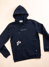 Le Sweat à Capuche Homme Coton Bio France - Marine