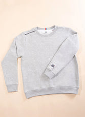 Le Sweat Classique Femme Coton Bio France - Gris