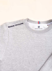 Le Sweat Classique Femme Coton Bio France - Gris