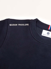 Le Sweat Classique Femme Coton Bio France - Marine