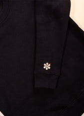Le Sweat Classique Femme Coton Bio France - Noir