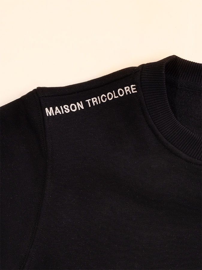 Le Sweat Classique Femme Coton Bio France - Noir