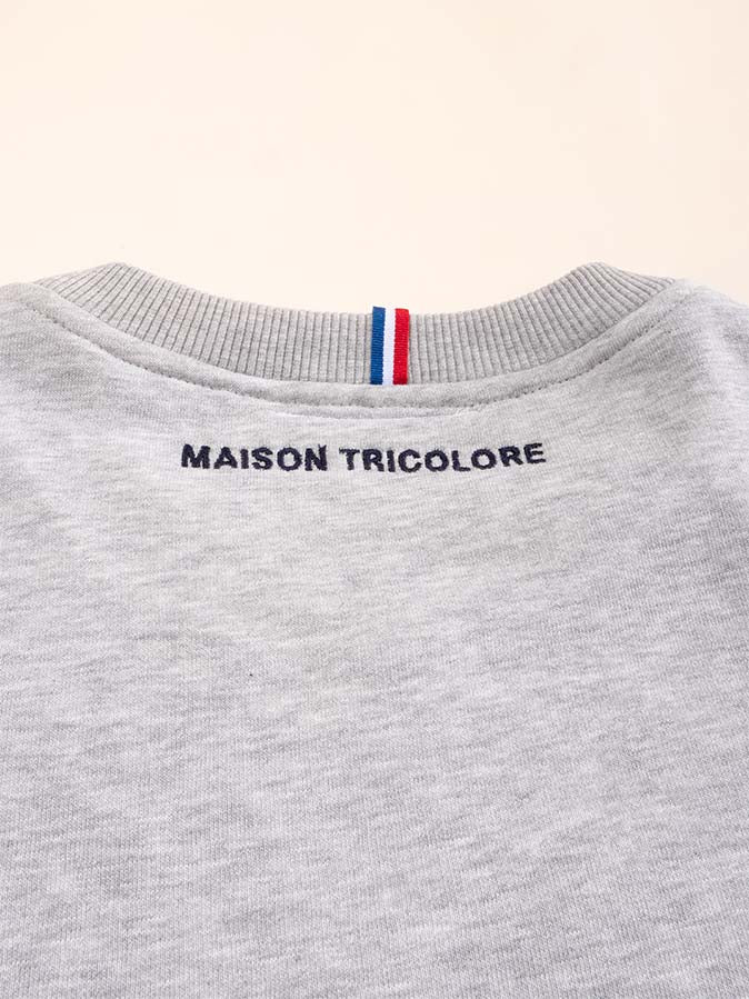 Le Sweat Classique Homme Coton Bio - Gris