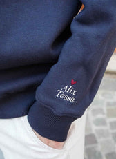 Le Sweat Classique Femme - Personnalisable Prénoms Enfants