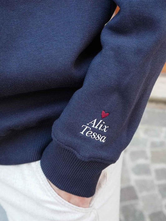 Le Sweat Classique Femme - Personnalisable Prénoms Enfants