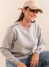 Le Sweat Classique Femme Coton Bio France - Gris