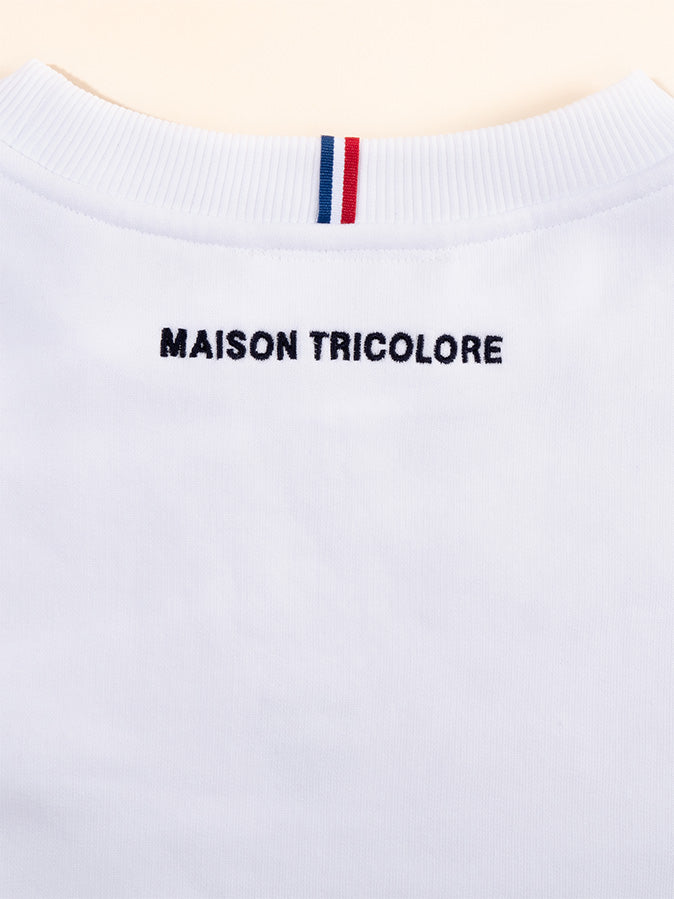Le Sweat Classique Homme Coton Bio - Blanc