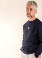Le Sweat Classique Homme Coton Bio - Marine