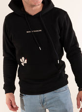 Le Sweat à Capuche Homme Coton Bio France - Noir