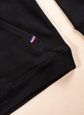 Le Sweat à Capuche Homme Coton Bio France - Noir