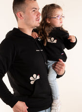 Le Sweat à Capuche Homme Coton Bio France - Noir
