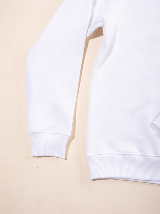 Le Sweat Classique Femme en Coton Bio - Blanc