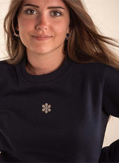 Le Sweat Classique Femme en Coton Bio - Marine