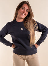 Le Sweat Classique Femme en Coton Bio - Marine