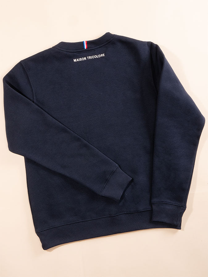 Le Sweat Classique Femme en Coton Bio - Marine