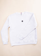 Le Sweat Classique Femme en Coton Bio - Blanc