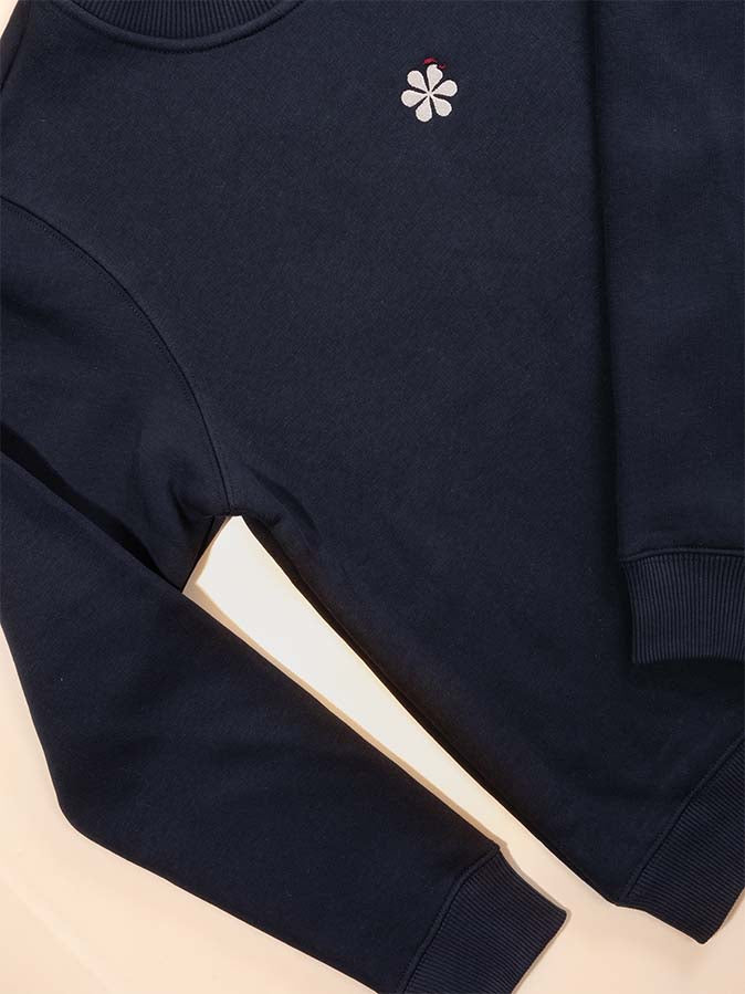 Le Sweat Classique Femme en Coton Bio - Marine