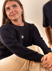 Le Sweat Classique Femme en Coton Bio - Marine
