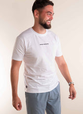 L'incontournable T-shirt Homme en Coton Bio - Blanc
