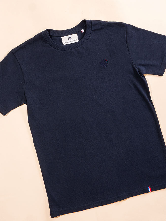 L'indispensable T-Shirt Femme En Coton Bio - Marine