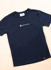 Le Confortable T-shirt Marine En Coton Bio - Homme