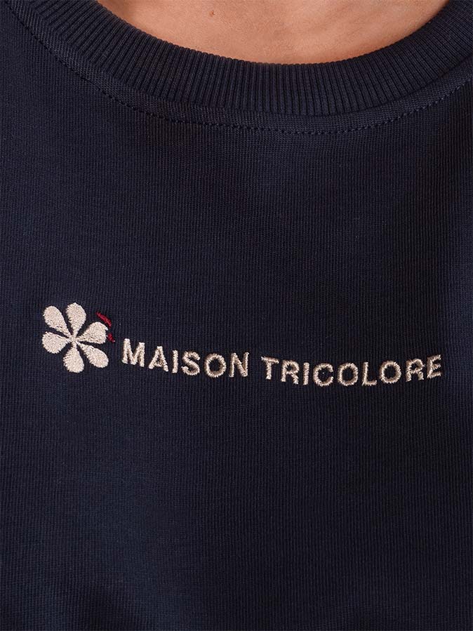 Le Confortable T-shirt Marine En Coton Bio - Homme