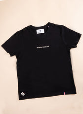 L'incontournable T-shirt Femme en Coton Bio - Noir