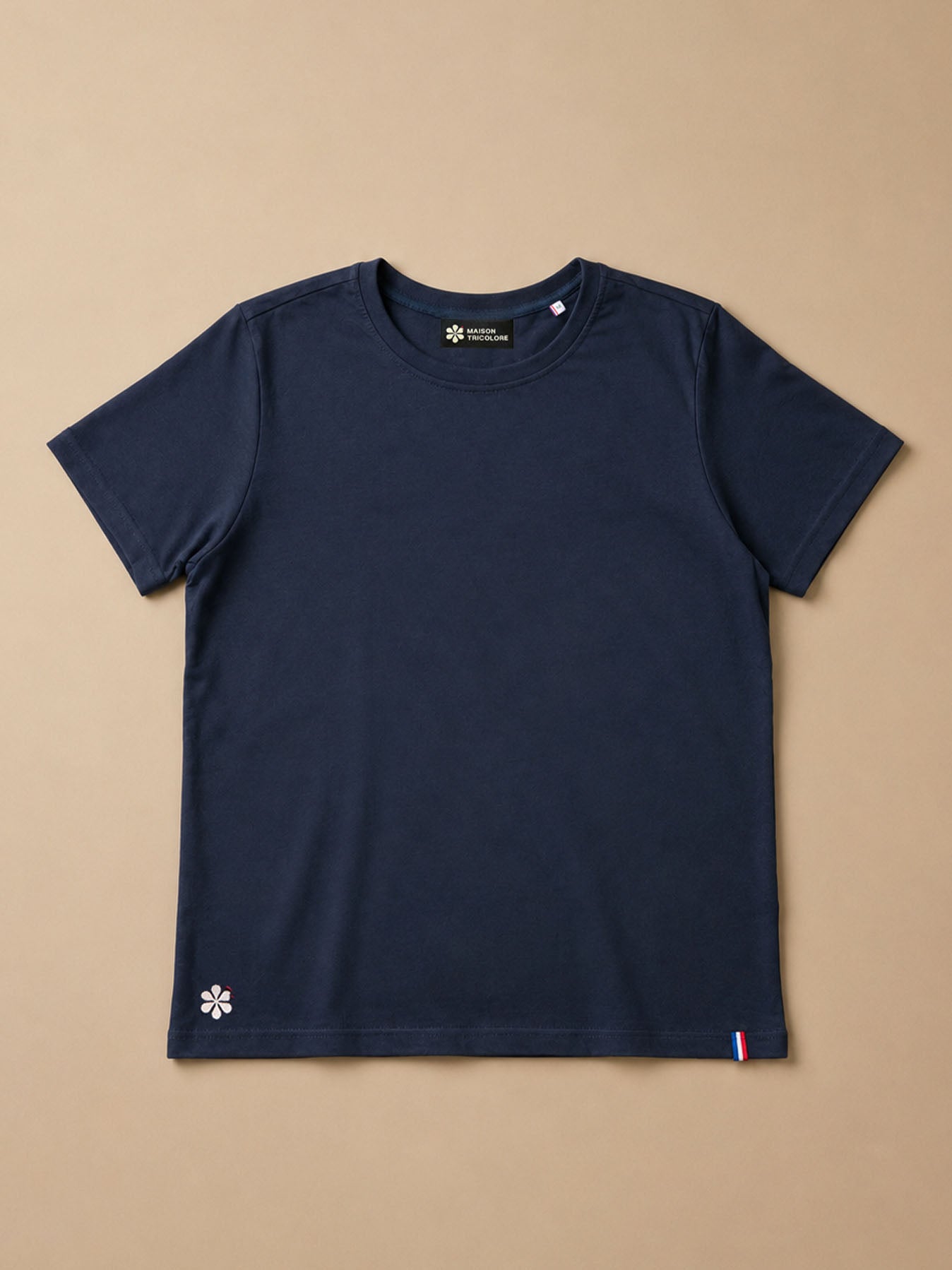 Le Parfait T-Shirt Femme en Coton Bio - Marine