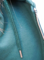 La Veste Zippée Femme En Coton Bio - Vert