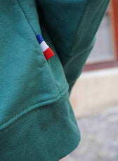 La Veste Zippée Femme En Coton Bio - Vert