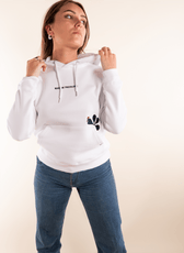 Le Sweat à Capuche Femme Coton Bio France - Blanc