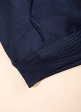 Le Sweat à Capuche Femme Coton Bio France - Marine