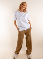 L'indispensable T-Shirt Femme En Coton Bio - Blanc